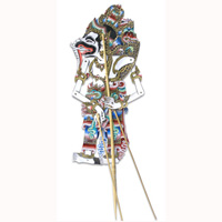 Leather Puppet, Bali Hindu Mythical Figure: Ghana