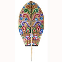 Leather Puppet, Bali Hindu Mythical Figure: Kayon
