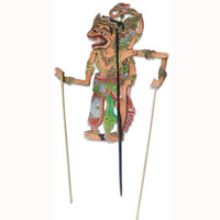 Leather Puppet, Bali Hindu Mythical Figure: Nila