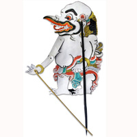 Leather Puppet, Bali Hindu Mythical Figure: Raksasa Gacok
