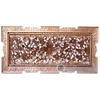 Wooden Wallhanging, Handcarved From Magnolia Wood