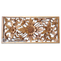 Wooden Wallhanging, Handcarved From Magnolia Wood