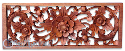 Wooden Wallhanging, Handcarved From Magnolia Wood
