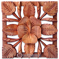 Wooden Wallhanging, Handcarved From Magnolia Wood
