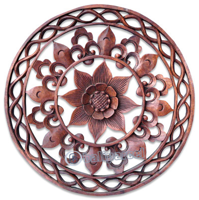 Wooden Wallhanging, Handcarved From Magnolia Wood