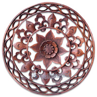 Wooden Wallhanging, Handcarved From Magnolia Wood