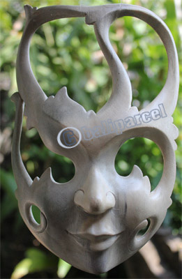 Wooden Mask Carving, Hand Carved From Waru Wood