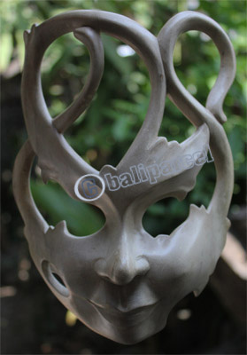 Wooden Mask Carving, Hand Carved From Waru Wood