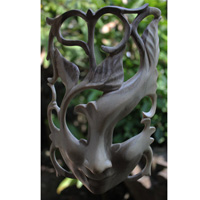 Wooden Mask Carving, Hand Carved From Waru Wood