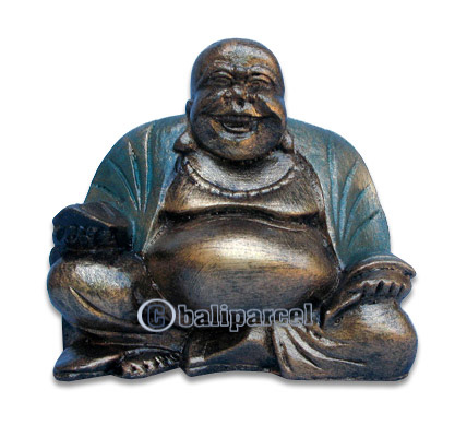 Happy Buddha, Handmade From Fiberglass