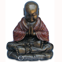 Buddha Meditating Statue, Handmade From Fiberglass