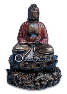 Buddha Meditating Statue, Handmade From Fiberglass