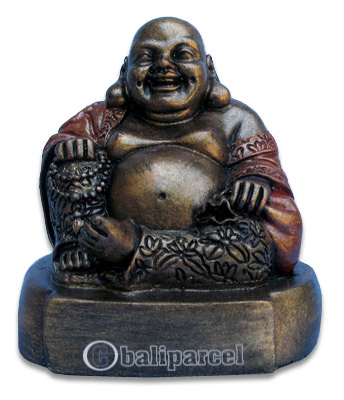 Happy Buddha, Handmade From Fiberglass
