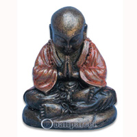 Buddha Meditating Statue, Handmade From Fiberglass