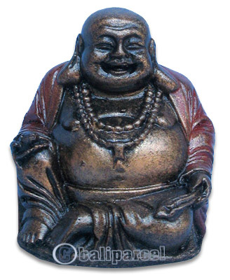 Happy Buddha, Handmade From Fiberglass