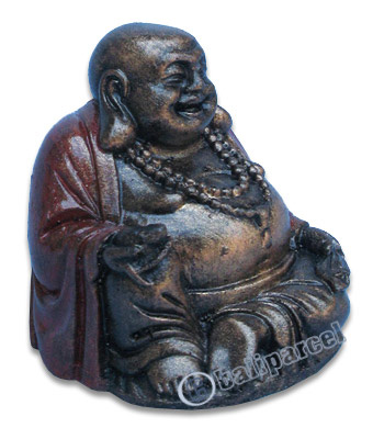 Happy Buddha, Handmade From Fiberglass