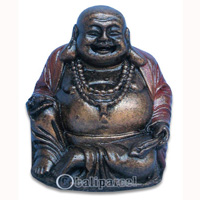 Happy Buddha, Handmade From Fiberglass