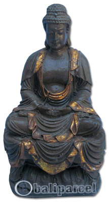 Buddha Meditating Statue, Handmade From Fiberglass