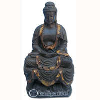 Buddha Meditating Statue, Handmade From Fiberglass
