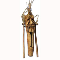 Bamboo Kentongan, Handmade From Bamboo Root
