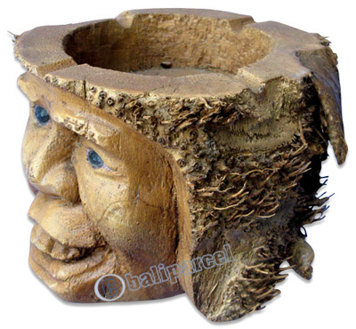 Bamboo Ashtray, Handmade From Bamboo Root