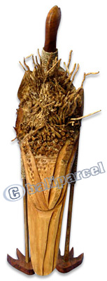 Bamboo Bird, Handmade From Bamboo Root