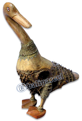 Bamboo Duck, Handmade From Bamboo Root