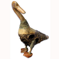 Bamboo Duck, Handmade From Bamboo Root