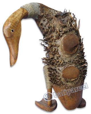 Bamboo Duck, Handmade From Bamboo Root