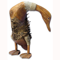 Bamboo Duck, Handmade From Bamboo Root