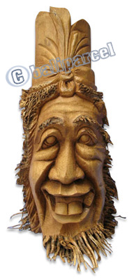 Bamboo Vase, Handmade From Bamboo Root
