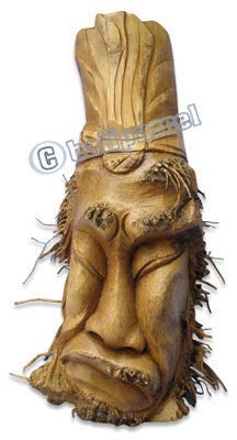 Bamboo Vase, Handmade From Bamboo Root