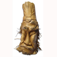 Bamboo Vase, Handmade From Bamboo Root