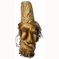 Bamboo Vase, Handmade From Bamboo Root