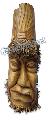 Bamboo Vase, Handmade From Bamboo Root
