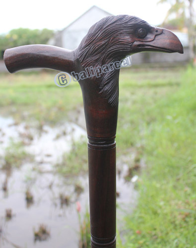 Eagle Walking Stick, Hand Carved From Sono Wood