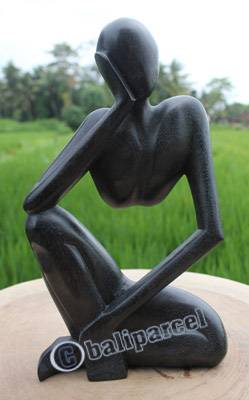 Wooden Abstract Carving, Hand Carved From Suar Wood
