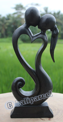 Wooden Abstract Carving, Hand Carved From Suar Wood