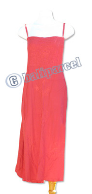 Long Dress, Made From Rayon