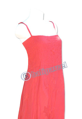 Long Dress, Made From Rayon