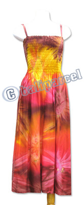 Long Dress, Made From Rayon
