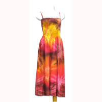Long Dress, Made From Rayon
