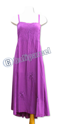 Long Dress, Made From Rayon