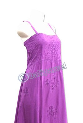 Long Dress, Made From Rayon