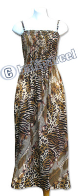 Long Dress, Made From Rayon