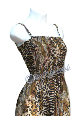 Long Dress, Made From Rayon