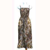 Long Dress, Made From Rayon