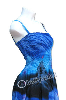 Long Dress, Made From Rayon
