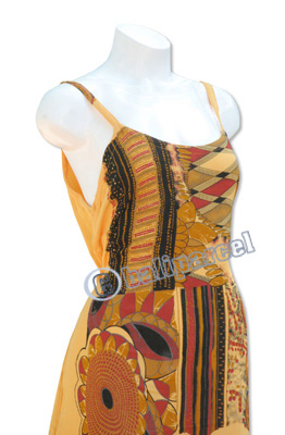 Long Dress, Made From Cotton