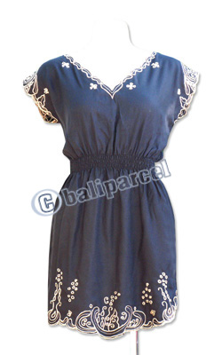 Embroidered Dress, Made From Rayon